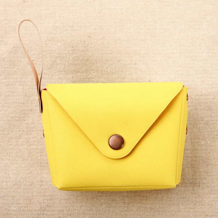 Korean Cute Candy Color Small Coin Pocket Key Case Creative Macarons Clutch Bag Mini Coin Wallet Purses-12