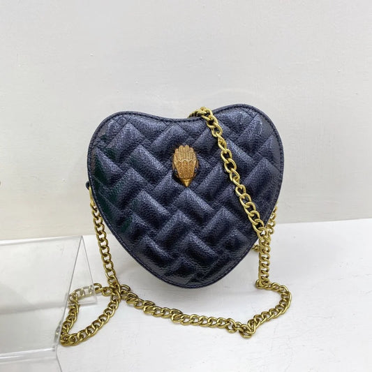 BM9221 Designer Handbag rose red candy color Love heart shape luxury shoulder bag girls crossbody handbags for women-1