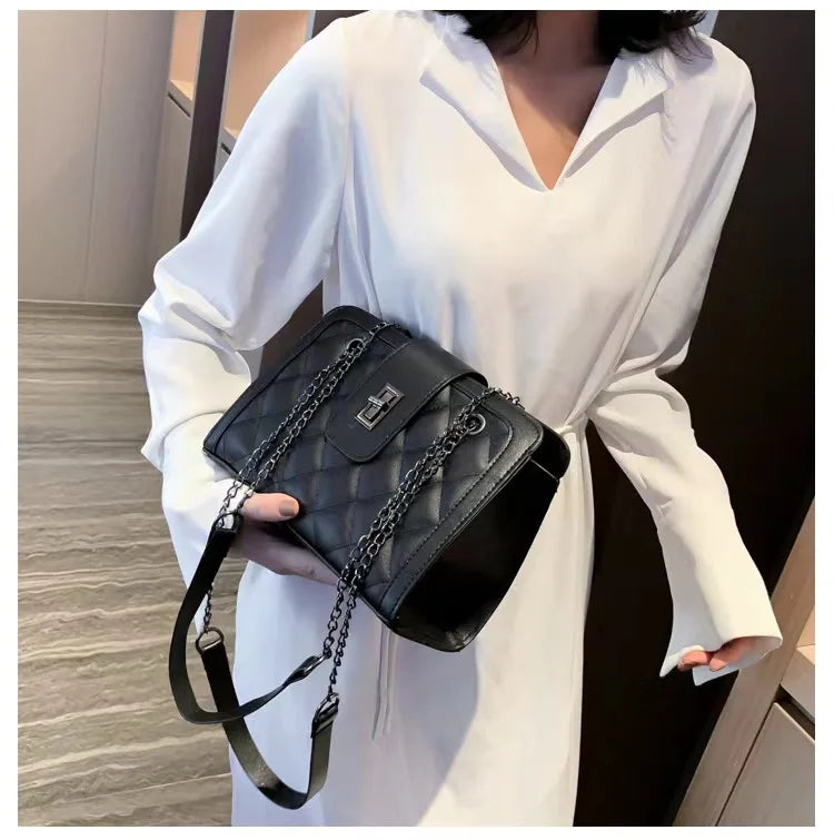 Big Soft Leather Bag Female Storage New Korean Version Of Everything Simple Large Capacity Storage Tote Single Shoulder Handbag-2